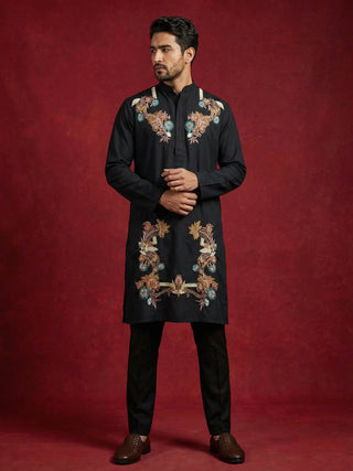 Japanese Imported Fabric Embroidered Kurta Set