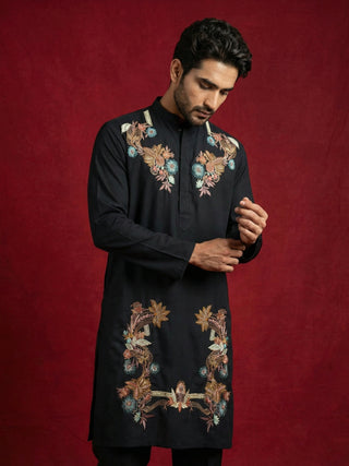 Japanese Imported Fabric Embroidered Kurta Set