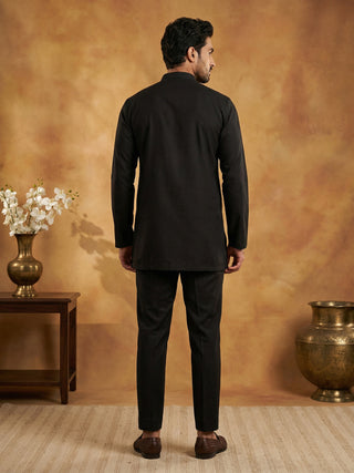 Men’s Traditional Silk Blend Kurta Set