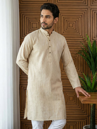 Woven Design Kurta Pyjama Set for Men