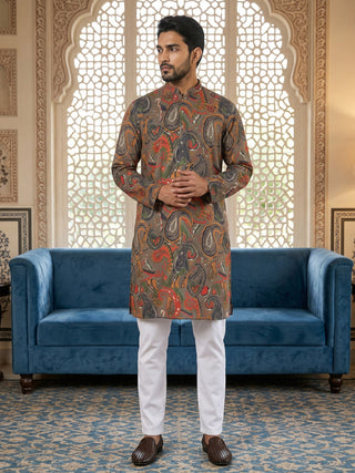 Paisley Printed Kurta Pyjama Set