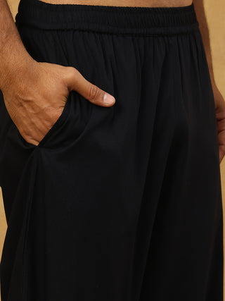 Men’s Ethnic Viscose Rayon Kurta Set with Front Placket