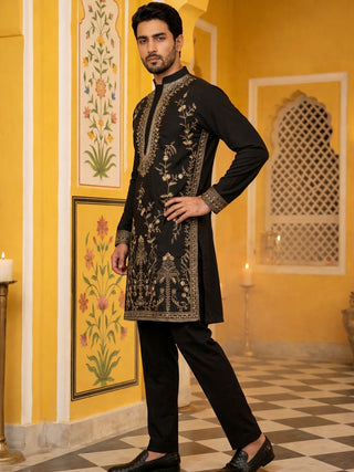 Men’s Imported Japanese Embroidered Kurta Pyjama Set