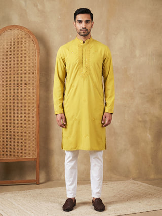 Men’s Imported Japanese Embroidered Kurta Pyjama Set
