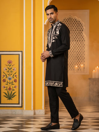 Premium Imported Japanese Embroidered Kurta Set