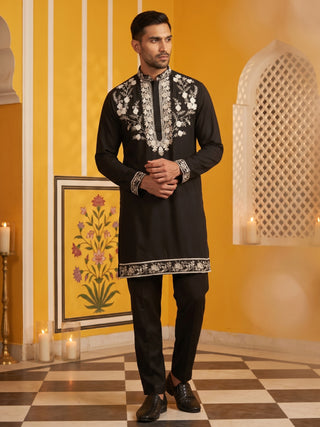 Premium Imported Japanese Embroidered Kurta Set