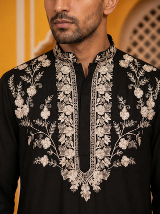 Premium Imported Japanese Embroidered Kurta Set