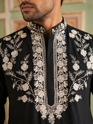 Premium Imported Japanese Embroidered Kurta Set