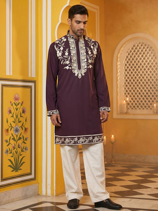 Premium Imported Japanese Embroidered Kurta Set