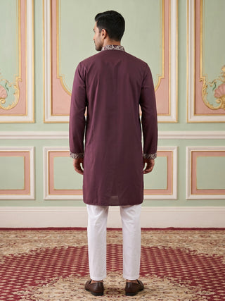 Premium Imported Japanese Embroidered Kurta Set