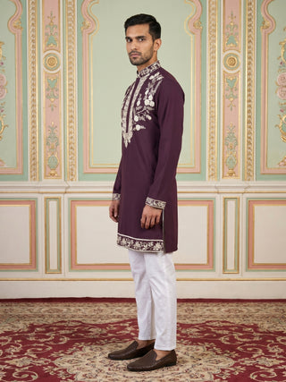 Premium Imported Japanese Embroidered Kurta Set