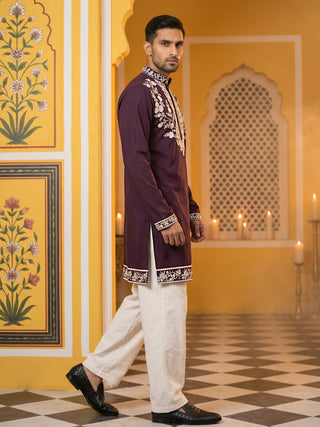 Premium Imported Japanese Embroidered Kurta Set