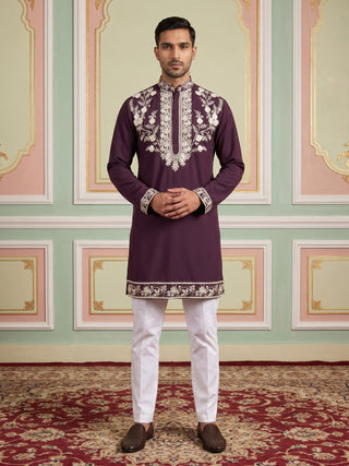 Premium Imported Japanese Embroidered Kurta Set