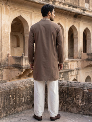 Japanese Fabric Embroidered Kurta Set