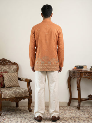 Premium Printed & Thread Work Kurta with Korean Pants