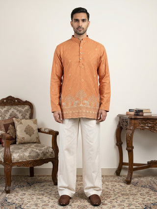 Premium Printed & Thread Work Kurta with Korean Pants