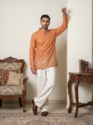 Premium Printed & Thread Work Kurta with Korean Pants