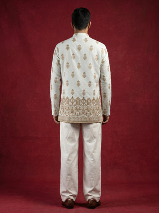 Premium Printed & Thread Work Kurta with Korean Pants