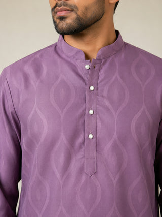 Geometric Printed Kurta with Korean Pant Set