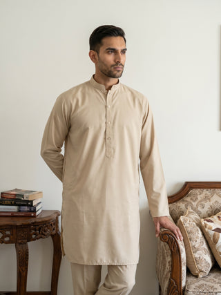 Classic Silk Blend Kurta Pyjama Set for Men