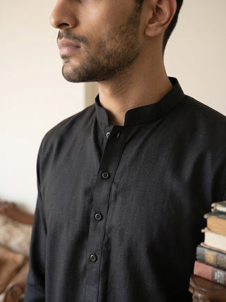 Classic Silk Blend Kurta Pyjama Set for Men