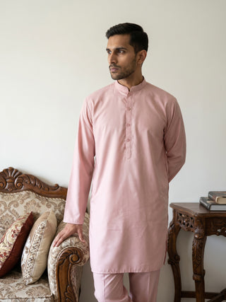 Classic Silk Blend Kurta Pyjama Set for Men