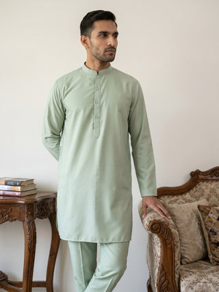 Classic Silk Blend Kurta Pyjama Set for Men