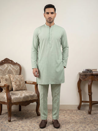 Classic Silk Blend Kurta Pyjama Set for Men