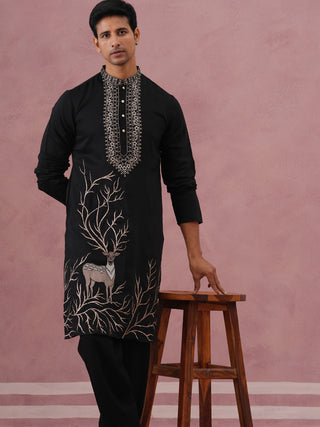 Men Ethnic Embroidered Kurta Set