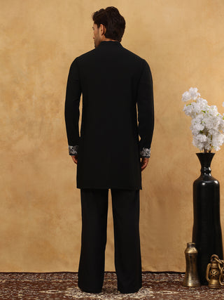 Japanese Fabric Embroidered Kurta Pyjama