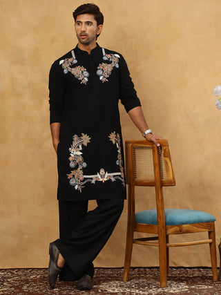 Japanese Imported Fabric Embroidered Kurta Set