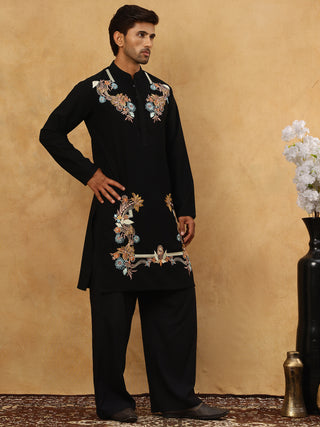 Japanese Imported Fabric Embroidered Kurta Set