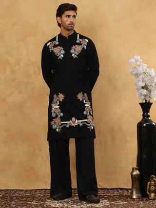 Japanese Imported Fabric Embroidered Kurta Set