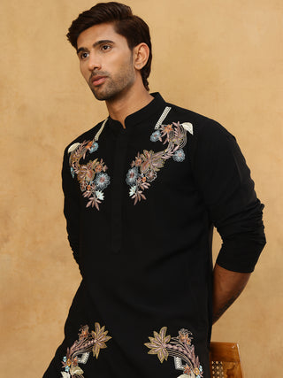 Japanese Imported Fabric Embroidered Kurta Set