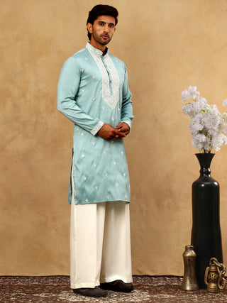 Men's Festive Cotton Blend Kurta Pyjama