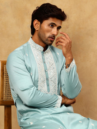 Men's Festive Cotton Blend Kurta Pyjama