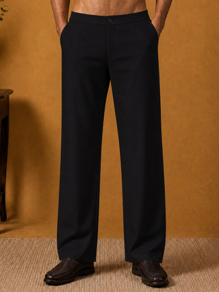 Men's Japanese Fabric Solid Korean Pants