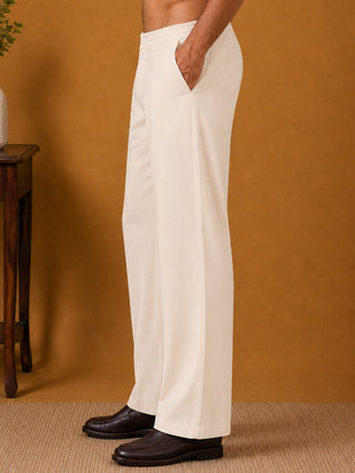 Men's Japanese Fabric Solid Korean Pants