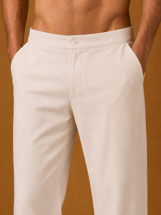 Men's Japanese Fabric Solid Korean Pants
