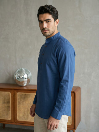 Men’s Solid Pure Cotton Short Kurta