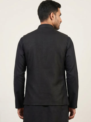 Men's Designer Sequins Embellished Nehru Jacket