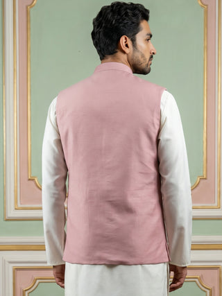 Men's Designer Sequins Embellished Nehru Jacket
