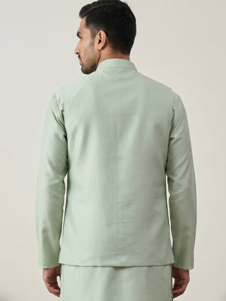 Men's Designer Sequins Embellished Nehru Jacket