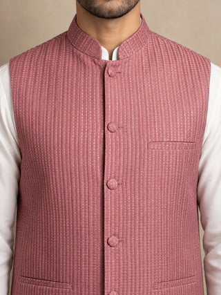 Embroidered Velvet Nehru Jacket