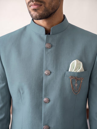 Premium Solid Japanese Fabric Indo-Western Set