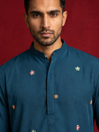 Japanese Fabric Embroidered Kurta