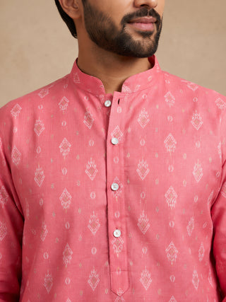 Men’s Foil Print Traditional Kurta Pyjama