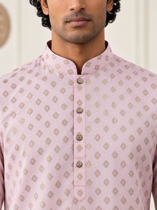 Men’s Foil Print Traditional Kurta