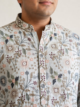 Embroidered Kurta For Men
