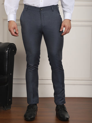 Tapered Fit Solid Trousers